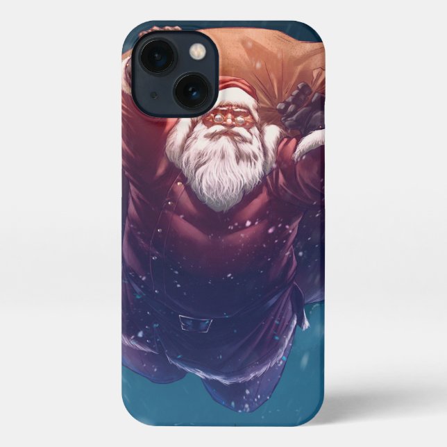 Coque iPhone Super Père Noël (Verso)