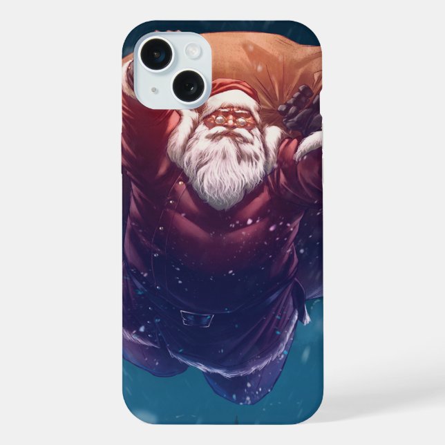 Coque iPhone Super Père Noël (Verso)