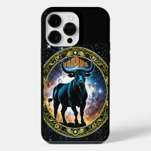 Coque Pour Pour iPhone 14 Pro Max Symbole astrologique de Taurus
