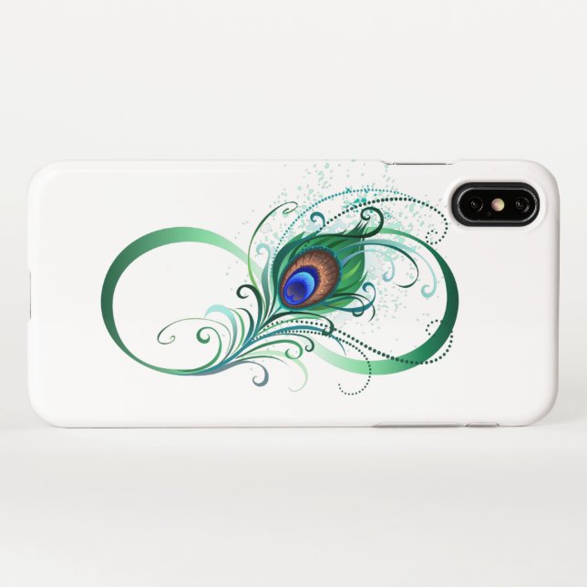 Coque iPhone Symbole de l'Infinity (Dos Horizontal)