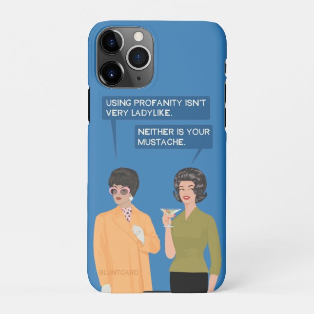 Coque iPhone Ta moustache n'est pas non plus... (Dos)