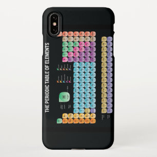 Coque iPhone XS Max Tableau périodique des éléments