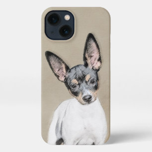 Etui iPhone 13 Tableau Rat Terrier - Cute Original Chien Art
