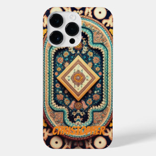 Coque Pour Pour iPhone 14 Pro Max Tapis persan coloré