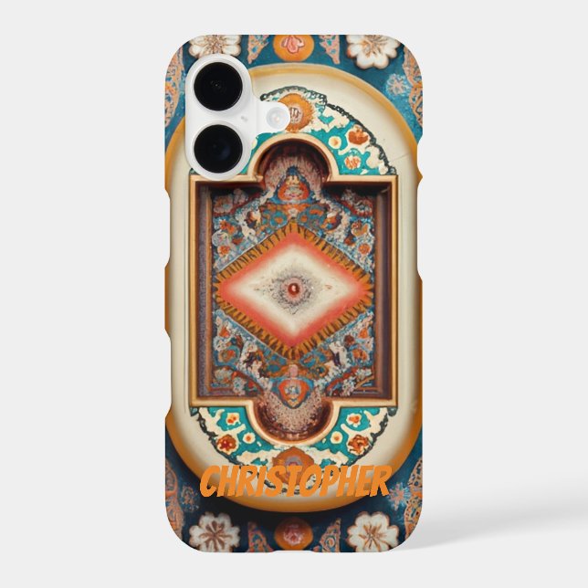 Coque iPhone Tapis persan coloré (Verso)