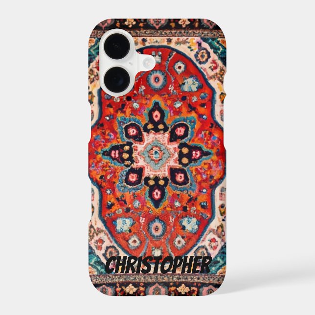 Coque iPhone Tapis perse (Verso)