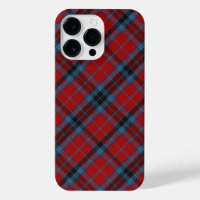Tartan MacTavish rouge et bleu plaid