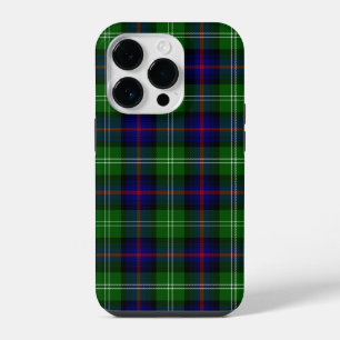 Coque Pour iPhone 14 Plus tartan Sutherland bleu vert carreaux