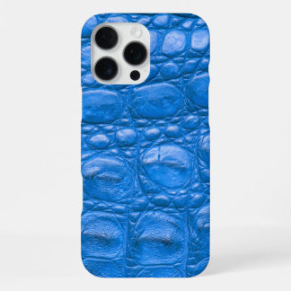 Coque iPhone 16 Pro Max Taupe moderne Croc Cuir Texture