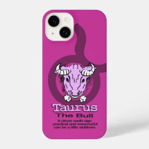 Coque Pour iPhone 14 Taurus zodiac filles en bois rose