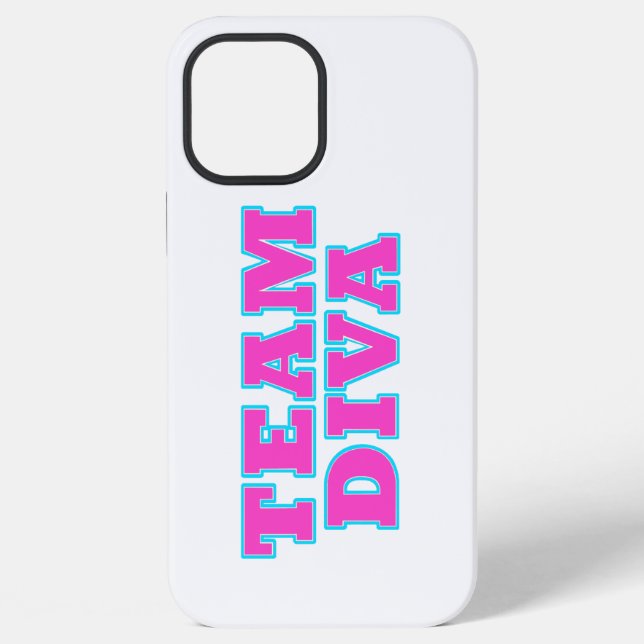 Coque iPhone "Team Diva" (Verso)