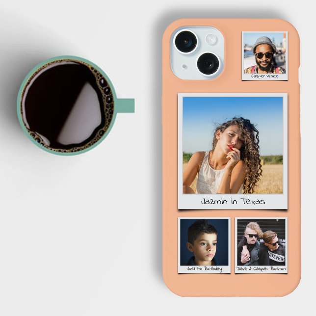 Coque iPhone Télécharger vos photos Peach Slim (Créateur téléchargé)