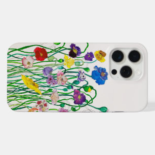 téléphone boîte apple pro max poppies sauvages