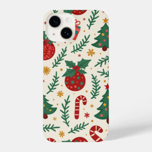 Coque Pour iPhone 14 téléphone de noël