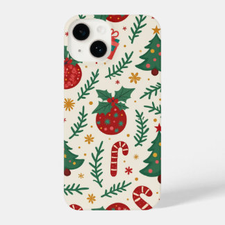 Coque Pour iPhone 14 téléphone de noël