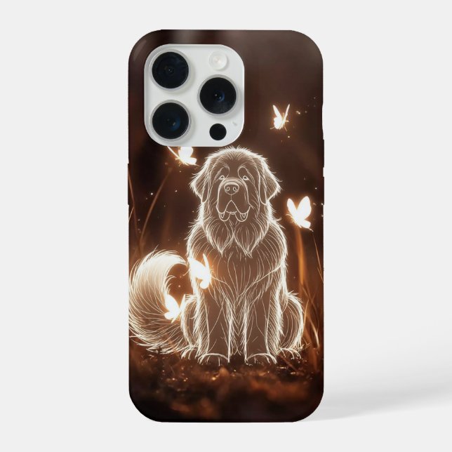 Coque iPhone Téléphone Glow (Verso)