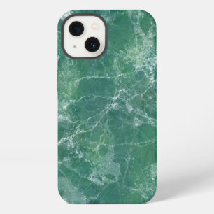 Etui iPhone 13 Texture de marbre vert