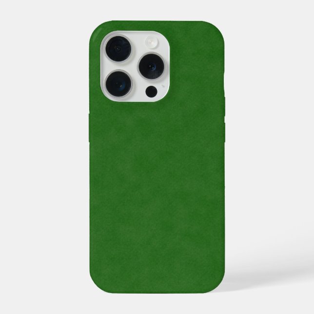 Coque iPhone Texture Denim Vert,   (Verso)