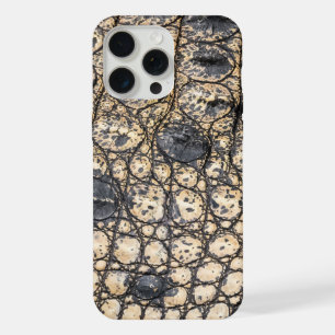 Texture en cuir de crocodile Taupe moderne