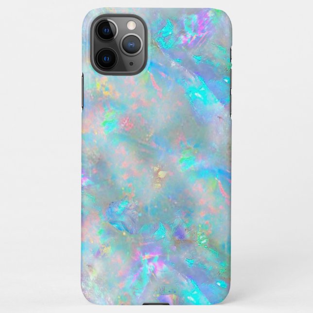 Coque iPhone texture opale (Dos)