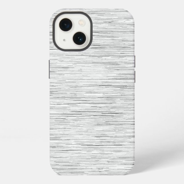 Coque iPhone Texture statique chic (Verso)