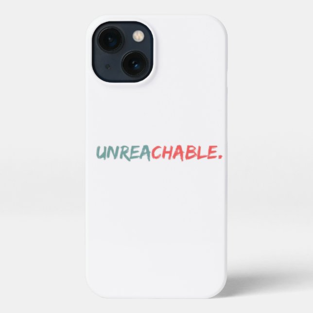 Coque iPhone The Unreachable Signature Design: (Verso)