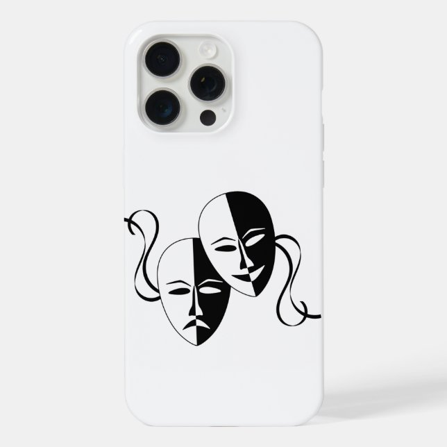 Coque iPhone Theatre Masks Art  (Verso)