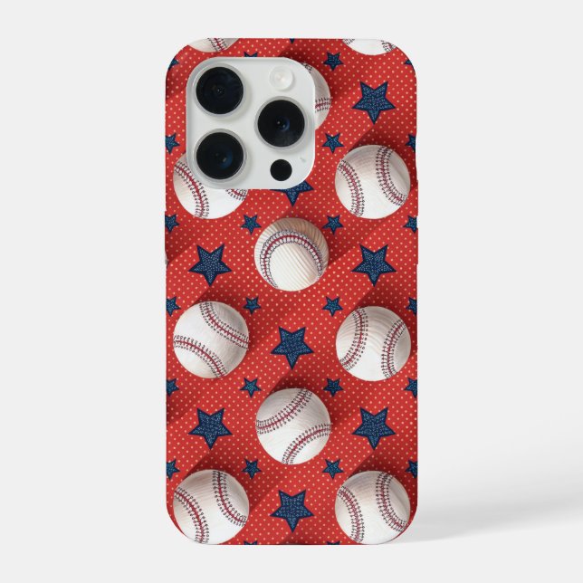 Coque iPhone Thème de baseball (Verso)