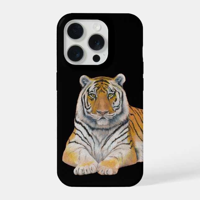Coque iPhone Tiger (Verso)