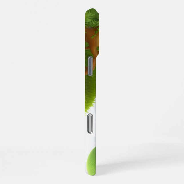 Coque iPhone Tigre mignon (Côté droit)