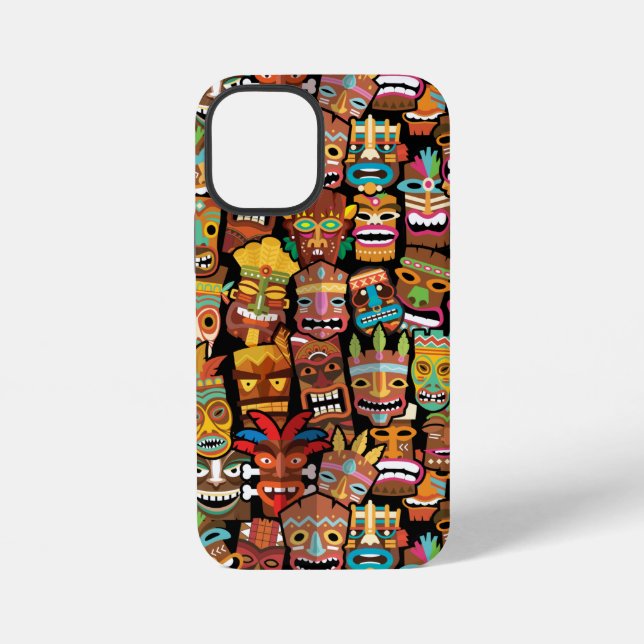 Coque iPhone TIKI Pattern 4 (Verso)