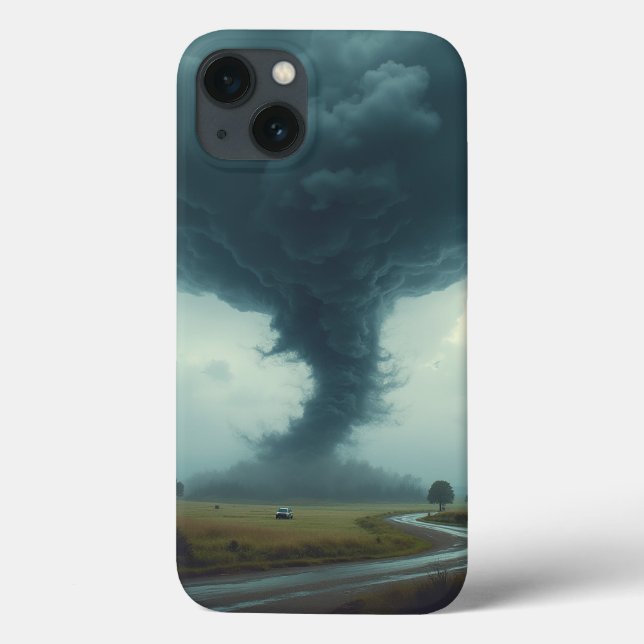 coque iphone tornade (Verso)