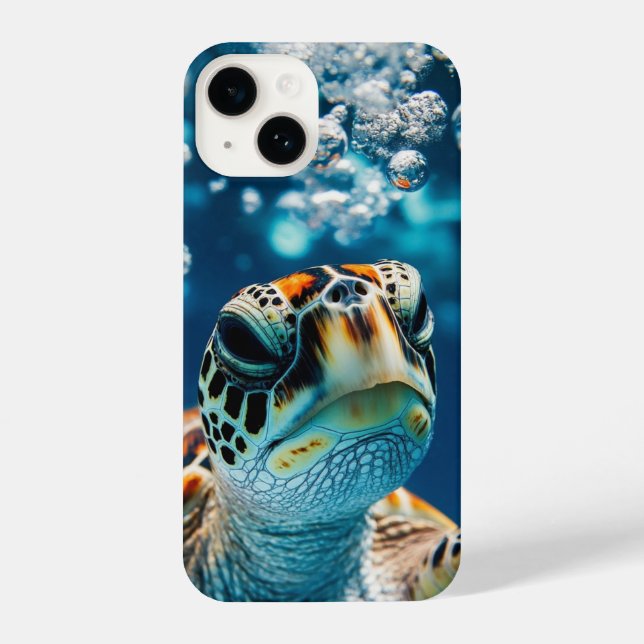 Coque iPhone Tortue de mer (Verso)