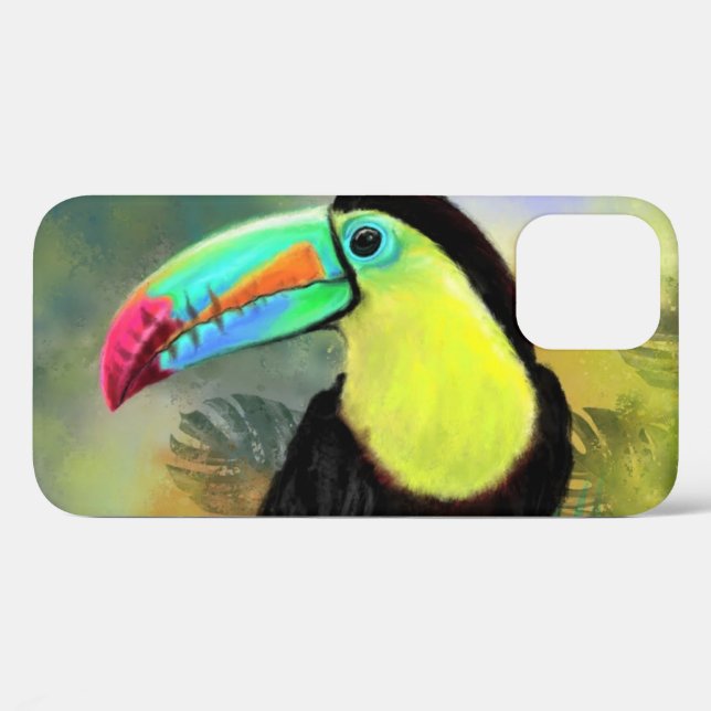 Coque iphone Toucan (Verso (horizontal))