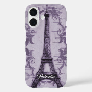 Coque iphone tour Lavender Eiffel