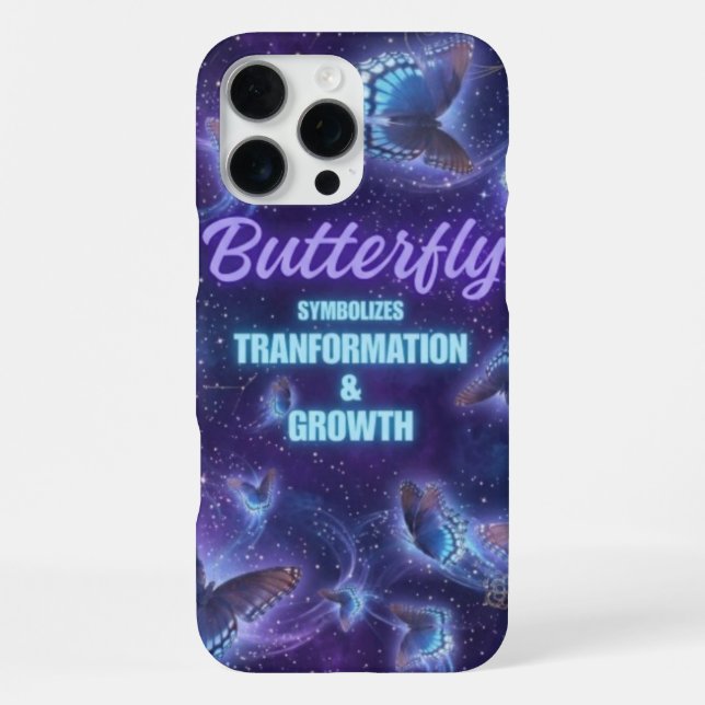 Coque iPhone Transformation et Croissance de Papillon Esthétiqu (Verso)
