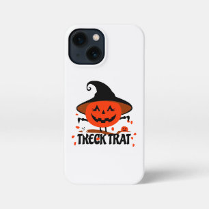 Etui iPhone 13 Mini Treck Trat Citrouille Sourire