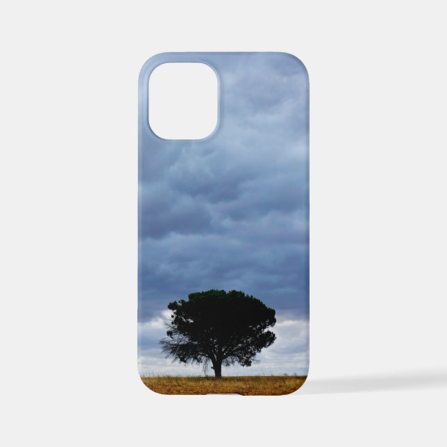 Coque iPhone Tree in an empty field (Verso)