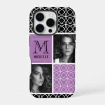 Trellis Motif Photo Collage & Monogramme