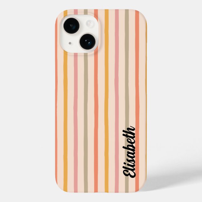 Coque iphone trié avec nom | Coque de téléphone pe (Verso)