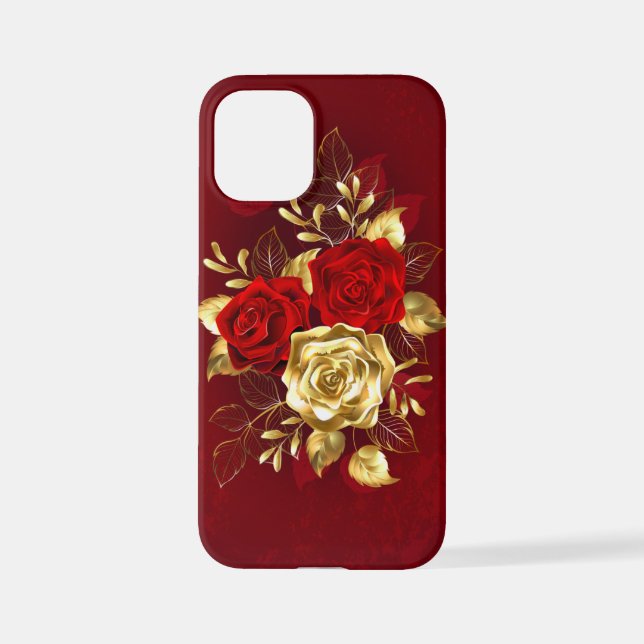 Coque iPhone Trois Roses de bijoux (Verso)