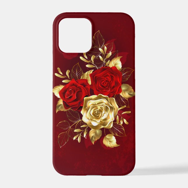 Coque iPhone Trois Roses de bijoux (Verso)
