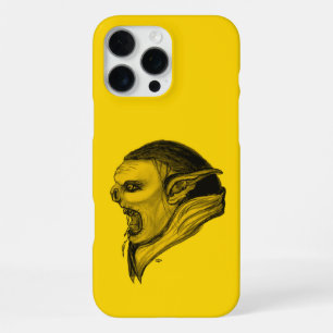Coque iPhone 16 Pro Max Troll en noir et jaune