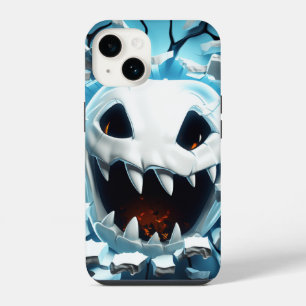 Coque Pour iPhone 14 Trou fissuré de fantôme d'Halloween 3D