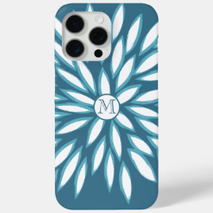 Coque iphone Turquoise Monogramme