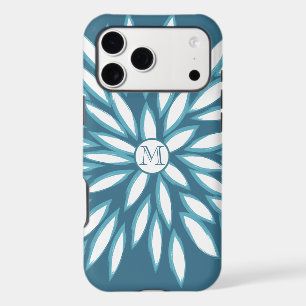 Coque iphone Turquoise Monogramme