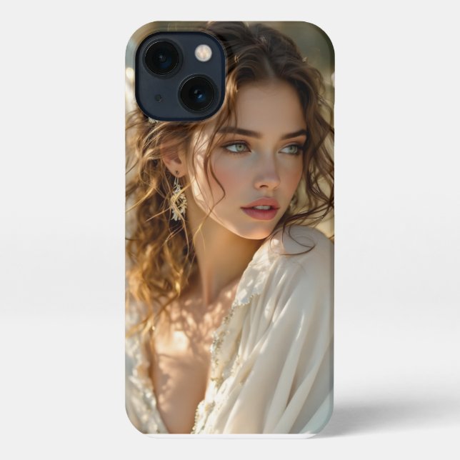 Coque iPhone Twilight Guardian - Ange des ailes dorées (Verso)