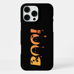 Coque iPhone 16 Pro Max Typographie effrayante mignonne avec chauves-souri