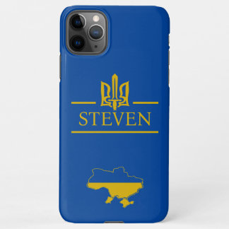 Coque iPhone 11Pro Max Ukraine Golden police Name