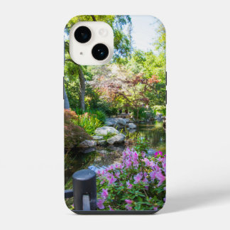 Coque Pour iPhone 14 un beau paysage printanier dans le jardin